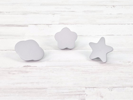 Children's handles 5 cm. GRAY