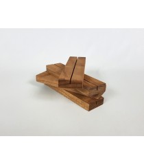 Taco de madera Envejecido 7x5x2 cm. Ref.P1008 - Mabaonline