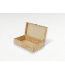 Caja de madera grande 42x42x21 cm. c/bisagra y broche Ref.PC8FD