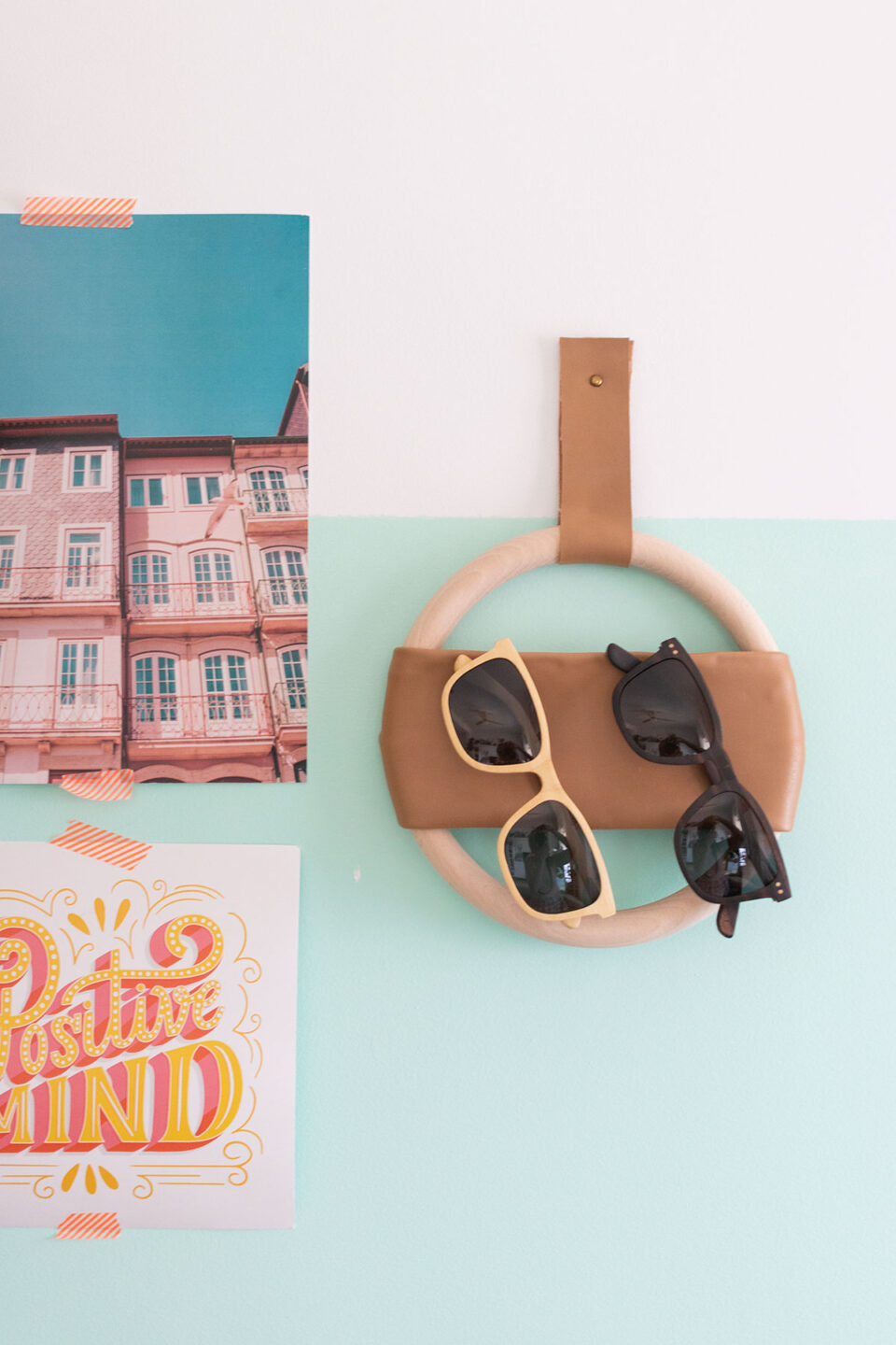 Diy Aro Cuelga Gafas De Madera Y Cuero Blog Mabaonline