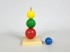 Juego encaje 4 bolas de colores Ref.CCJD43