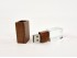 PenDrive de Madera Oscura y Cristal Ref.USBCH8