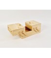 Tabletop wooden sewing box Ref.AW01MB