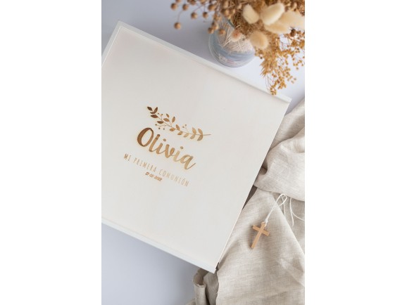 Caja Blanca para Álbum c/Tapa Madera varias medidas Ref.P1454C8PA