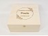 Caja de madera 33x33x15 cm. c/bisagra y broche Ref.P53C54