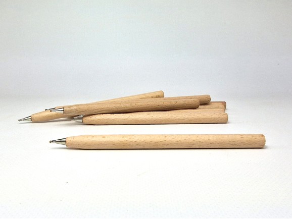 Bolígrafo de madera tinta negra Ref.MO6725