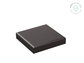 Peana Cuadrada 12x12x2 cm. negra Ref.MD20177M