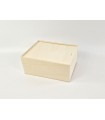 Caja de madera 31x24x13,5 cm. c/tapa corredera Ref.PC01TC