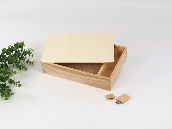 Classic wooden pendrive with magnet Ref. USBCH2