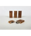 PenDrive de madera Oscura con imán Ref.USBCH3