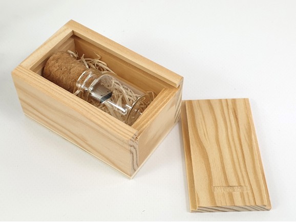 PenDrive Pack Bottle + Natural Box Ref.PackPBCH4