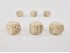 Wooden dice 3x3 cm. with dots Ref.DG397B