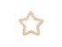 Estrella en madera de haya 5,8x5,8 cm. Ref.RM102