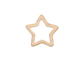 Estrella en madera de haya 5,8x5,8 cm. Ref.RM102