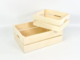 Basket Box with handles 2 sizes Ref.AR1653