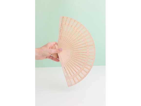 Natural wood fan Ref.AE2205