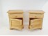 Rustic bedside table with door and drawer Ref.2253