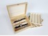 Caja estuche de madera 27x22,5x11 cm. c/bandejas para 16 relojes Ref.P35C45B