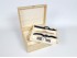 Caja estuche de madera 27x22,5x11 cm. c/bandejas para 16 relojes Ref.P35C45B