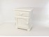 Rustic bedside table with door and drawer Ref.2253
