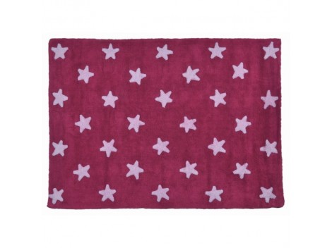 Alfombra Fucsia Estrellas Rosas REF. LCFSW