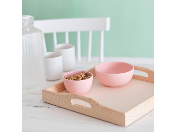 Square wooden trays with handles 2 sizes Ref.P1091AZ