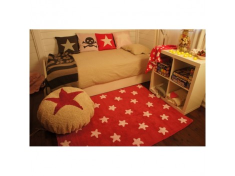 Alfombra Fucsia Estrellas Rosas REF. LCFSW