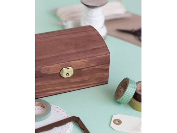 Baúl de madera Envejecido 15,5x10x7,5 cm. Ref.P1014ST