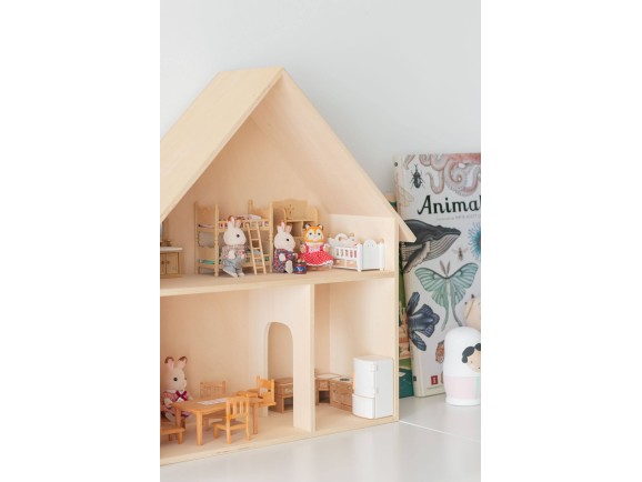 Wooden dollhouse 3 divisions Ref.P00CB13