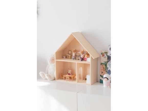 Wooden dollhouse 3 divisions Ref.P00CB13