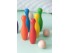 Rainbow Wooden Bowling Set Ref.CCTL22