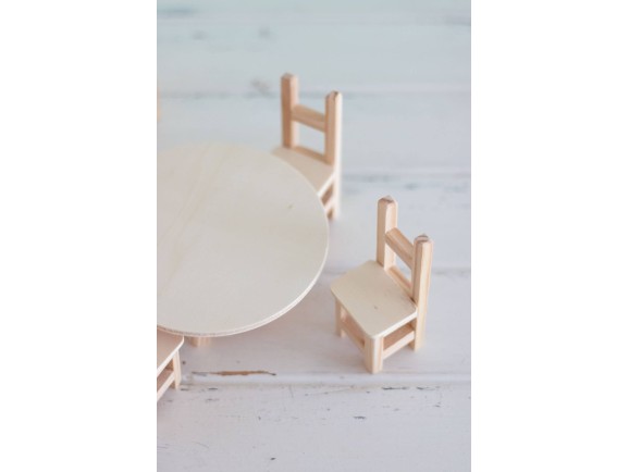 Miniature wooden furniture for dollhouse Ref.AR07571