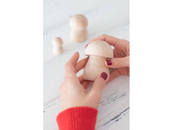 Wooden mushrooms 3 sizes Ref.CC105