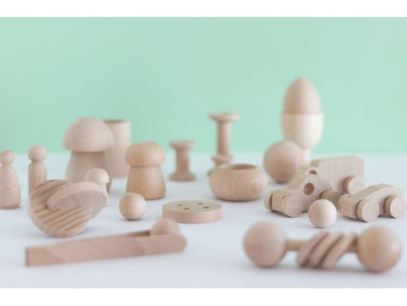 Wooden mushrooms 3 sizes Ref.CC105