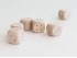 Dado de madera 3x3 cm. c/puntos Ref.DG397B