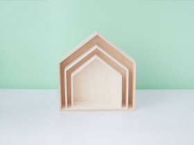 3 wooden houses Ref.AW2460