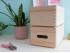 Pine wooden box 30x20x14 cm. with hinges Ref.DRSD130