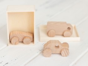 Coches de madera minis 3 uds. Ref.CCJD81