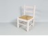 Silla infantil Blanca Sara con asiento de enea Ref.AR13192