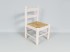 Silla infantil Blanca Sara con asiento de enea Ref.AR13192