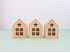 Star wooden house box with windows Ref.PCP1E