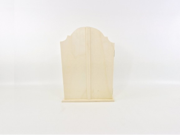 Large wooden oratory 31x42x18.5 cm. with doors Ref.AW24051