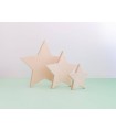 Pack of 3 wooden stars Ref.DRZN725K