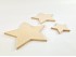 Pack of 3 wooden stars Ref.DRZN725K