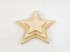 Pack of 3 wooden stars Ref.DRZN725K