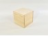 Cubic pine wood box 16x16x16 cm. Ref.DRPZ430