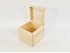 Cubic pine wood box 16x16x16 cm. Ref.DRPZ430
