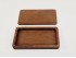 Wooden box 22x12x2.5 cm. walnut varnished with magnets Ref.PCF5SVC