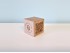 Natural wood cube 5.6x5.6 cm. Ref.DRZG390