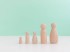 Muñecos familia de madera Ref.PegDolls